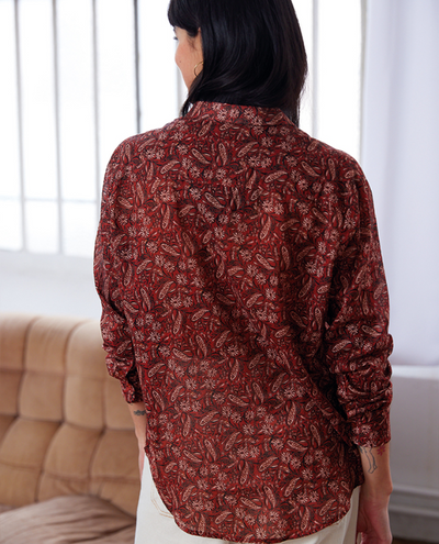 Sacre Coeur Anita Block Print Shirt