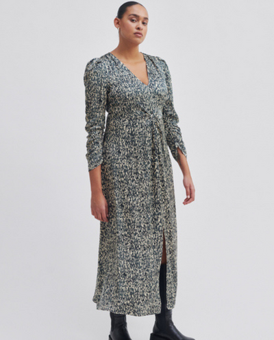 Second Female Luna Grey Maxi Dress