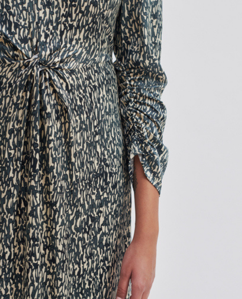 Second Female Luna Grey Maxi Dress