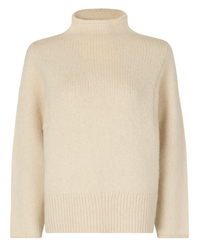 Second Female Rikke Chalk Turtle Knit