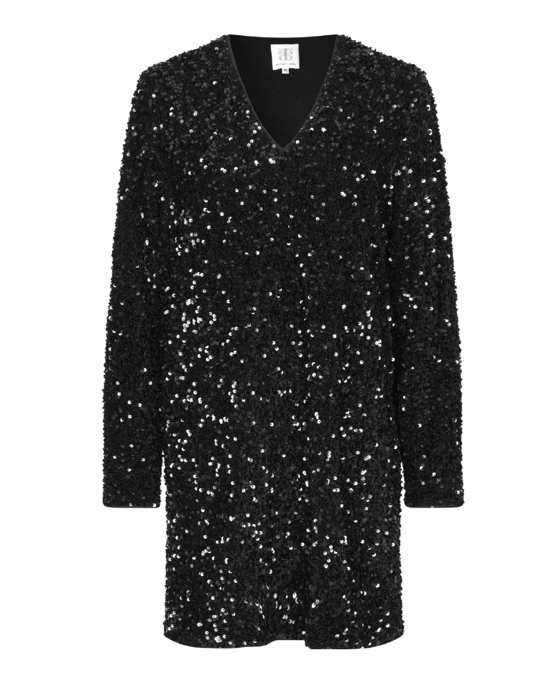 Second Female Shimmer Black Dress