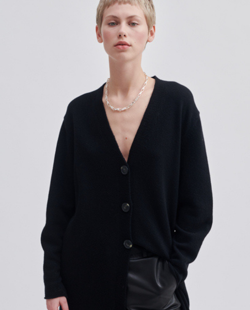 Second Female Tella Black Cardigan