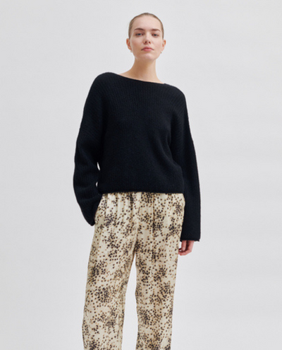 Second Female Ymma Black Knit