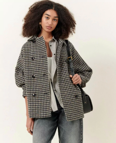 Sessun Chef Sand Black Coat