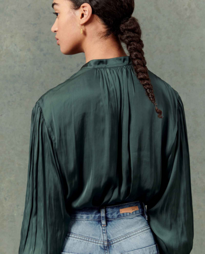Sessun Solola Green Shirt