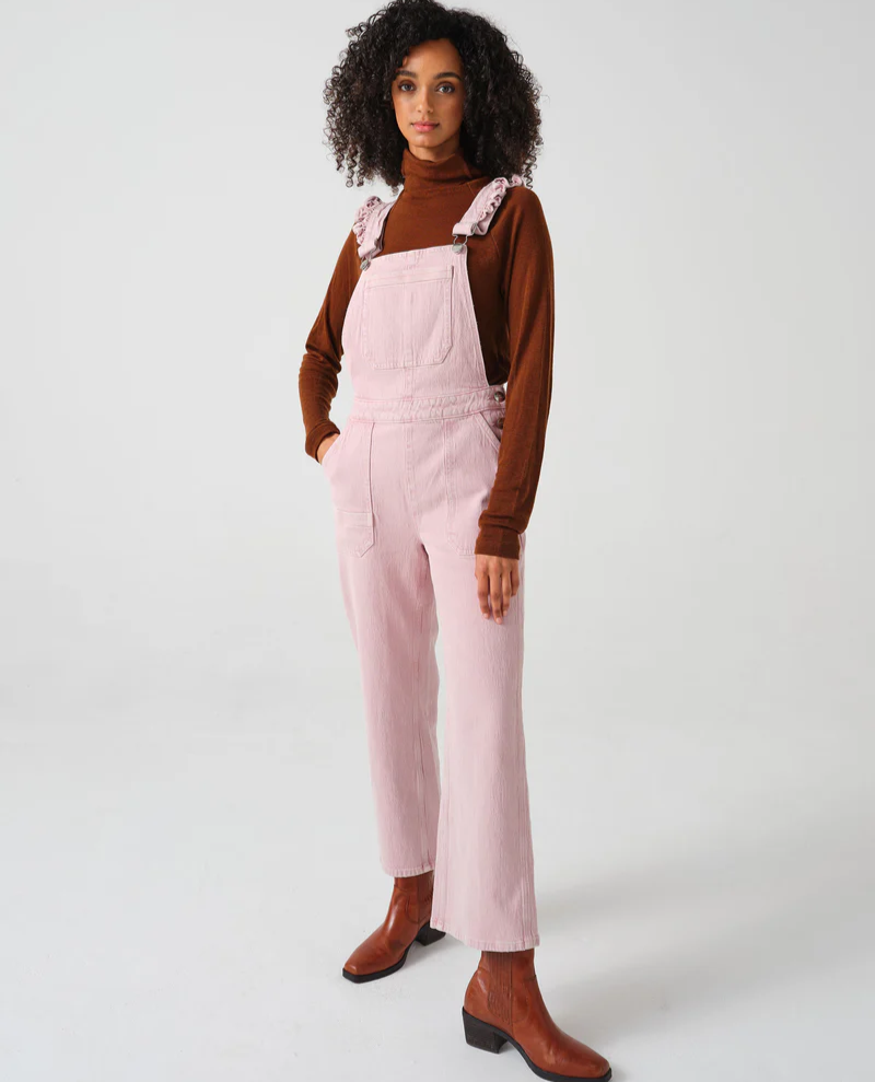 Seventy + Mochi Elodie Dusty Rose Pink Dungarees