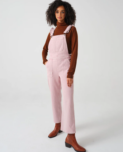 Seventy + Mochi Elodie Dusty Rose Pink Dungarees