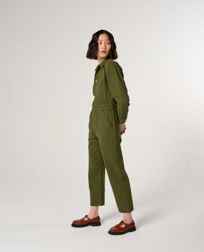 Seventy + Mochi Indie Pine Green Jumpsuit