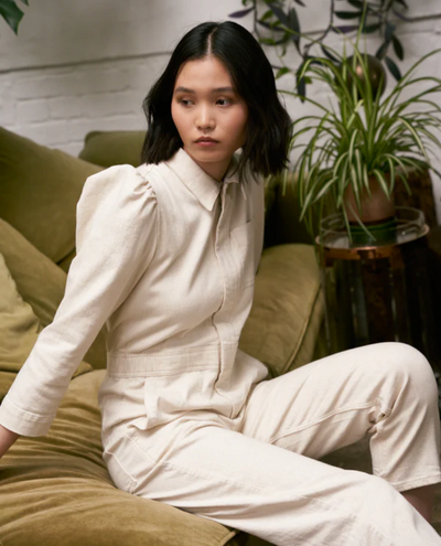 Seventy and Mochi Lorna Ecru Jumpsuit