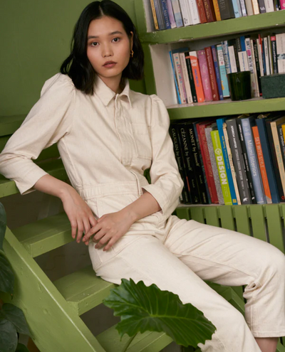 Seventy and Mochi Lorna Ecru Jumpsuit