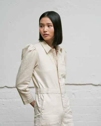 Seventy and Mochi Lorna Ecru Jumpsuit