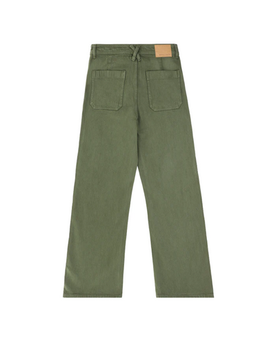 Seventy and Mochi Mabel Pine Green Jeans