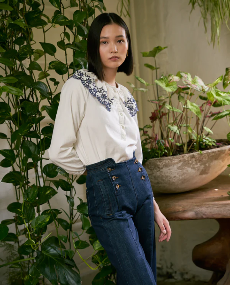 Seventy and Mochi Marie Dark Indigo Jeans