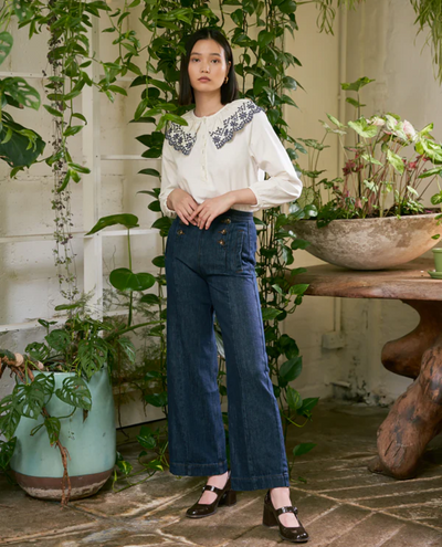 Seventy and Mochi Marie Dark Indigo Jeans