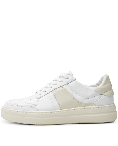Shoe The Bear Valda White Leather Trainer