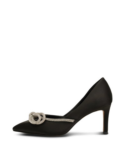 Shoe The Bear Harper Black satin High Heel Shoes