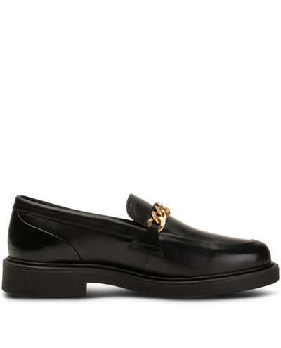 Shoe The Bear Thyra Black Chain Loafers