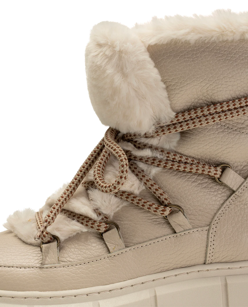 Cream winter boots on sale