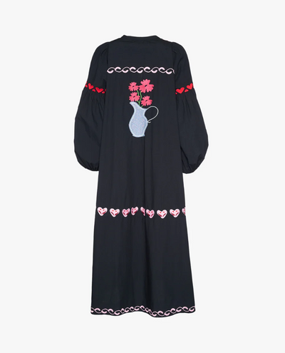 Sissel Edelbo Irma Off Black Cotton Dress