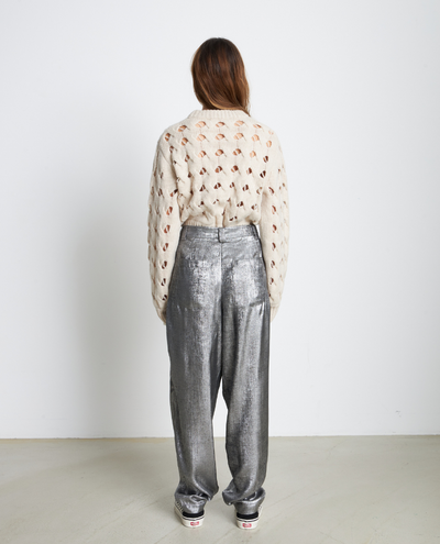 Stella Nova Betty Silver Grey Trousers