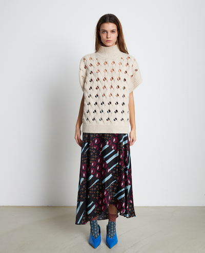 Stella Nova Odile Cream Sweater Vest