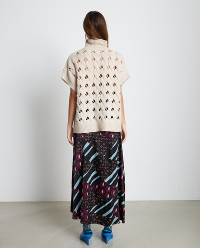 Stella Nova Odile Cream Sweater Vest
