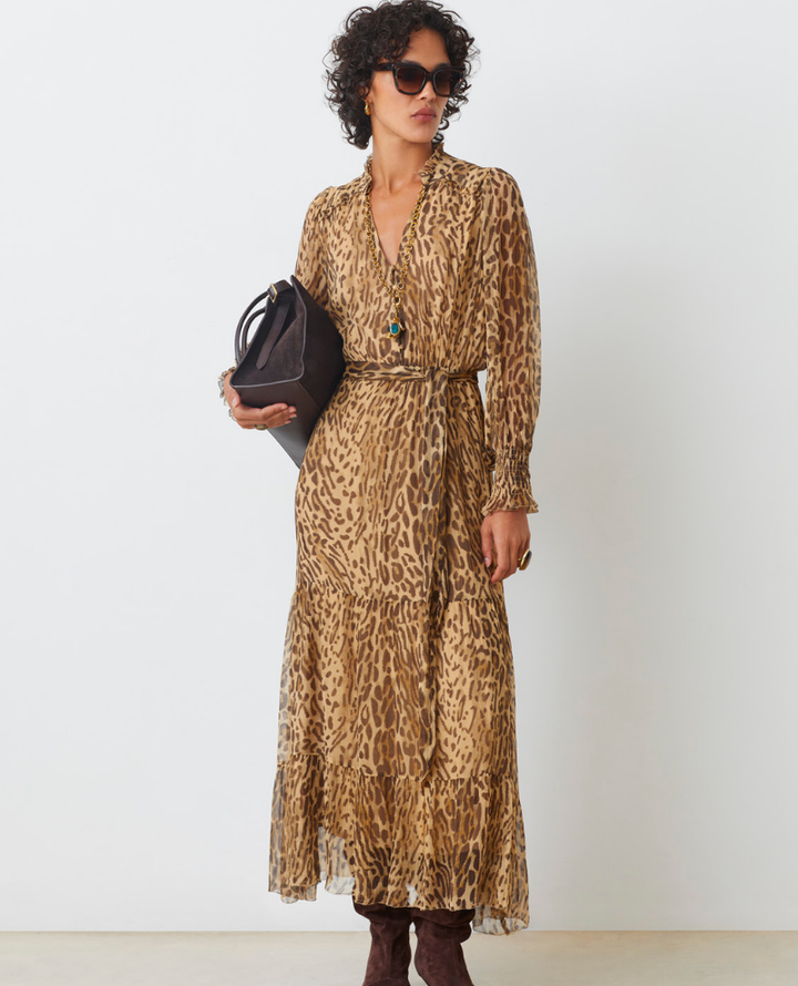 Suncoo Cosmos Leopard Dress