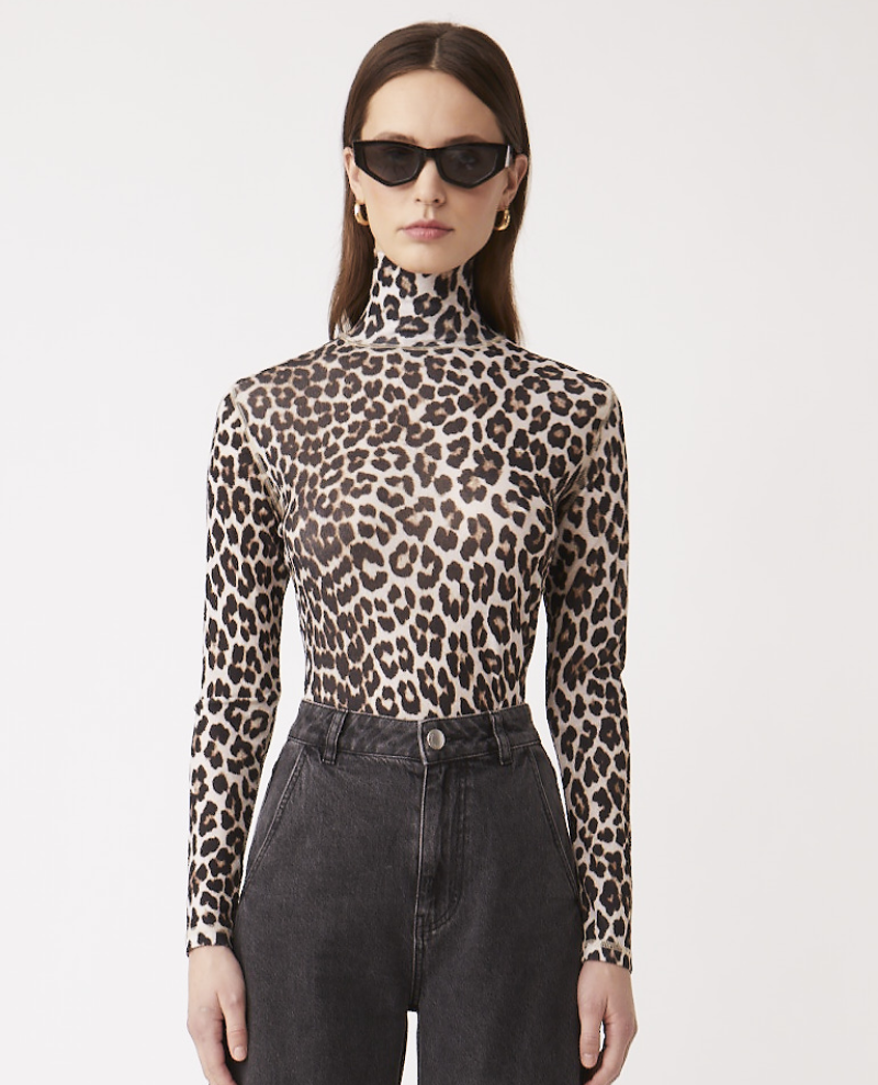 Suncoo Manech Leopard Top