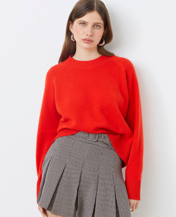 Suncoo Paulvar Red Crew Knit