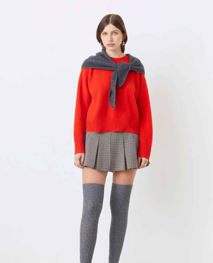 Suncoo Paulvar Red Crew Knit