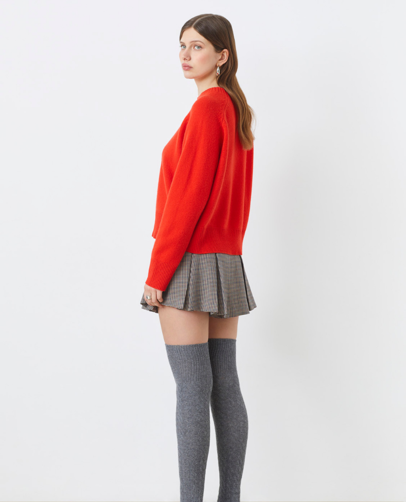 Suncoo Paulvar Red Crew Knit