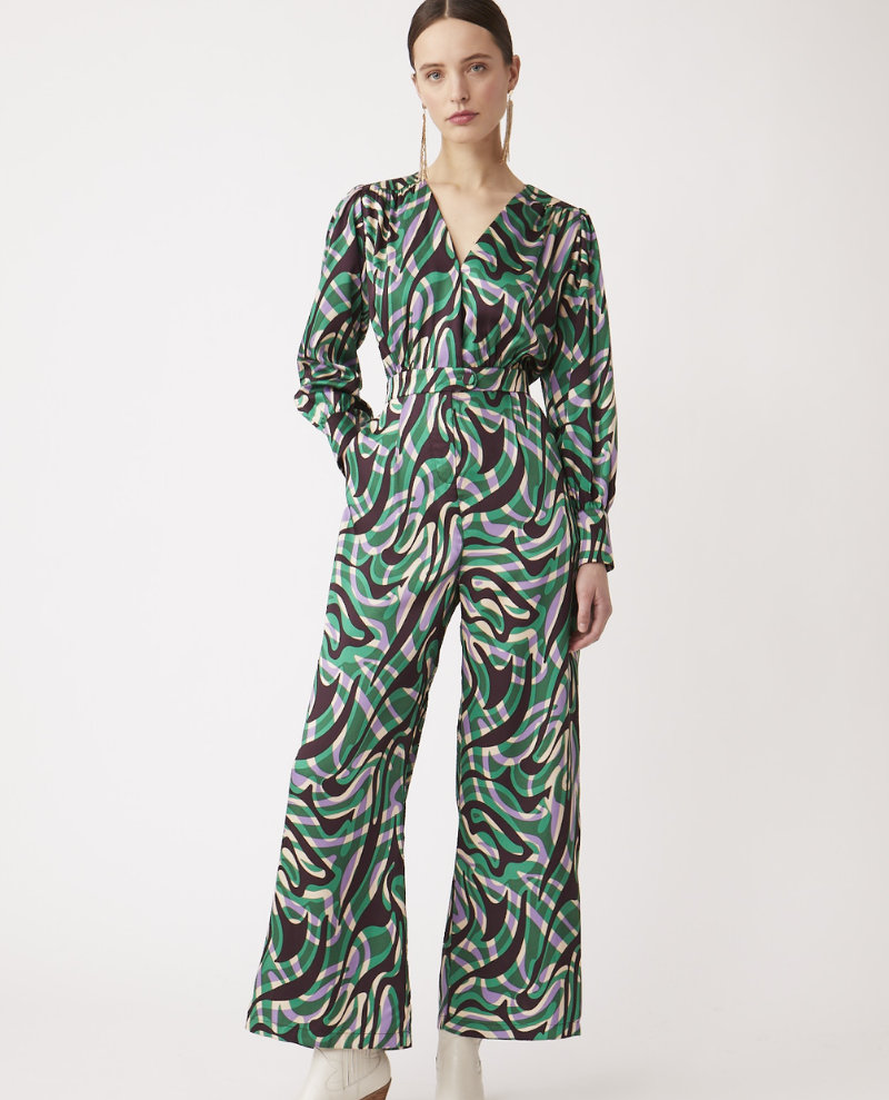 Suncoo Taylor Green Jumpsuit