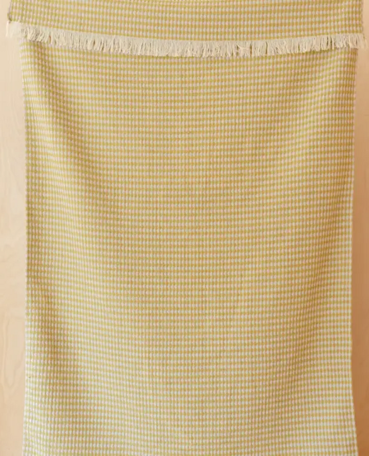 TBCo. Olive Argyle Diamond Cotton Throw