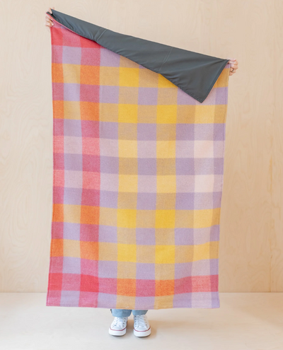 TBCo Recycled Wool Lilac Small Picnic Blanket