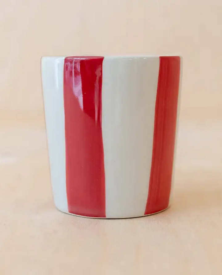 TBCo. Stripe Mug Red