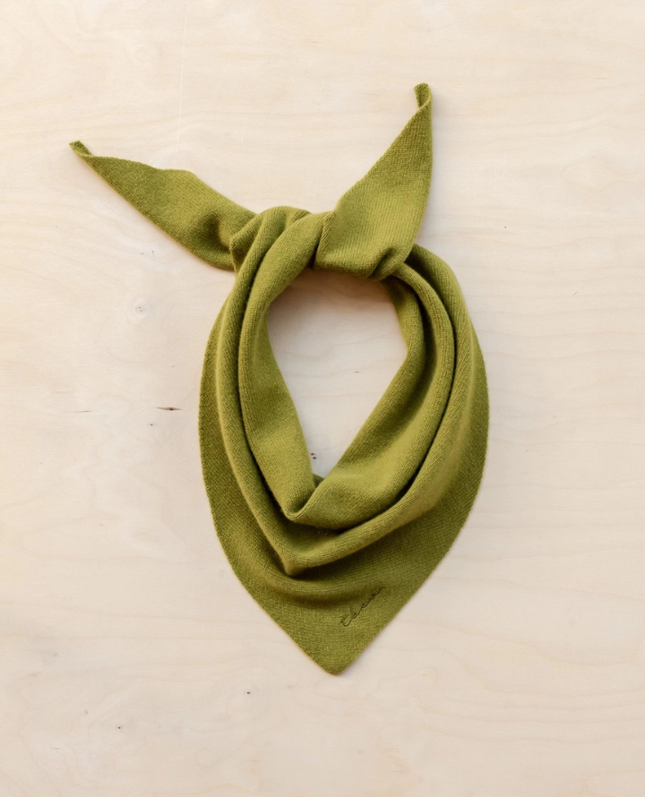 TBco. Triangle Olive Green Scarf