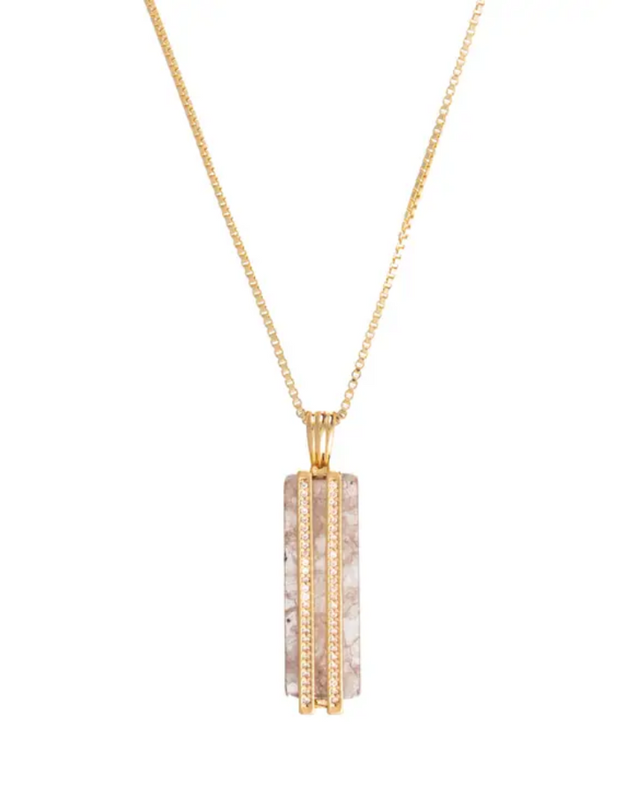 Talis Chains Sahara Long Smokey Quartz Necklace
