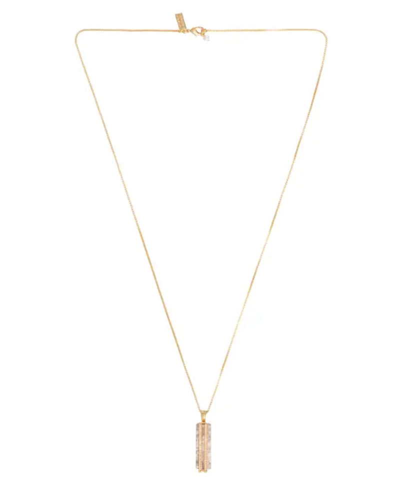 Talis Chains Sahara Long Smokey Quartz Necklace