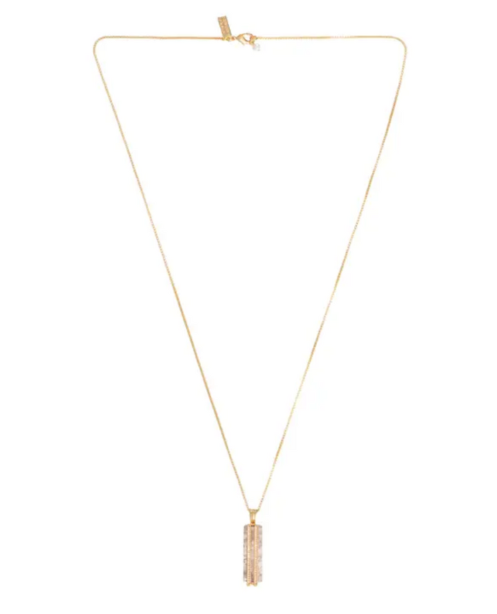 Talis Chains Sahara Long Smokey Quartz Necklace