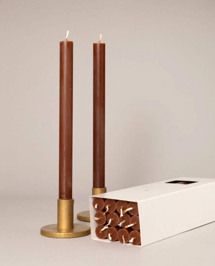 True Grace Mocha Dining Candle