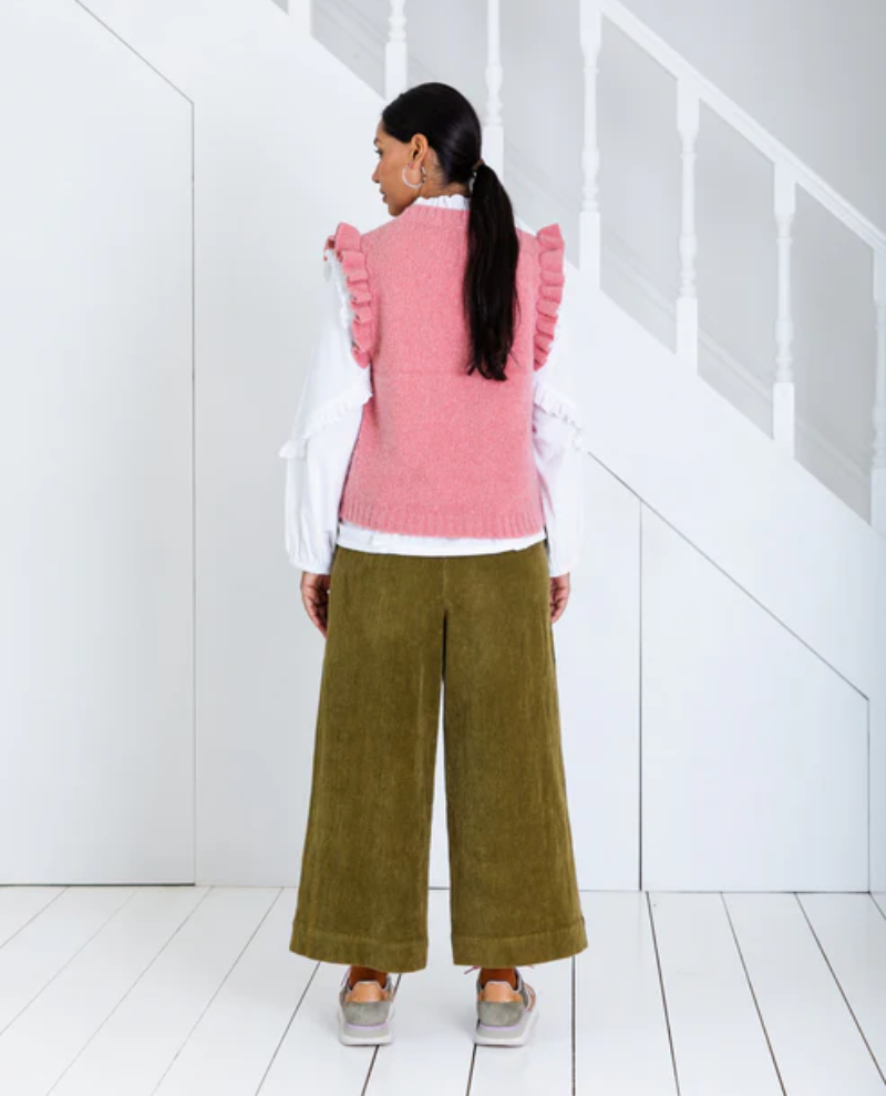 Bonte Claude Rose Pink Sweater Vest