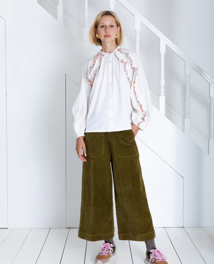 Bonte Alice Ecru Ruffle Shirt