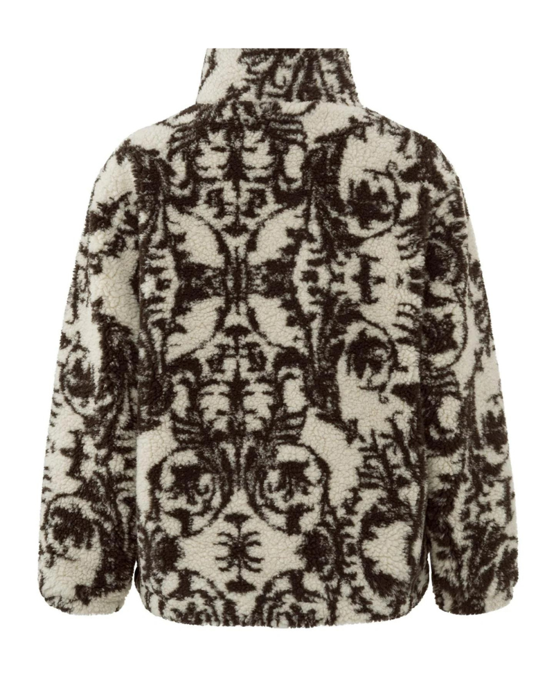 Yaya Peyote Printed Teddy Jacket