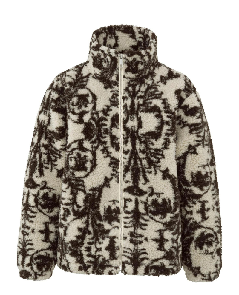 Yaya Peyote Printed Teddy Jacket