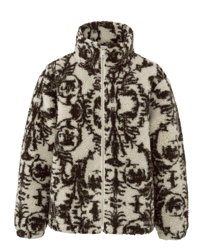 Yaya Peyote Printed Teddy Jacket