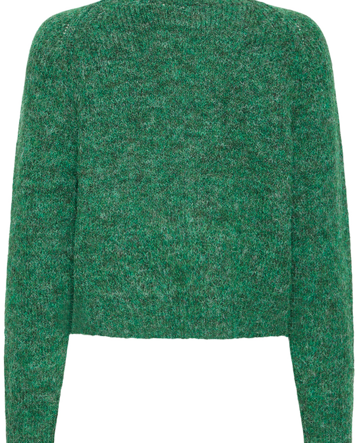 Ichi Belablue Pine Green Cardigan