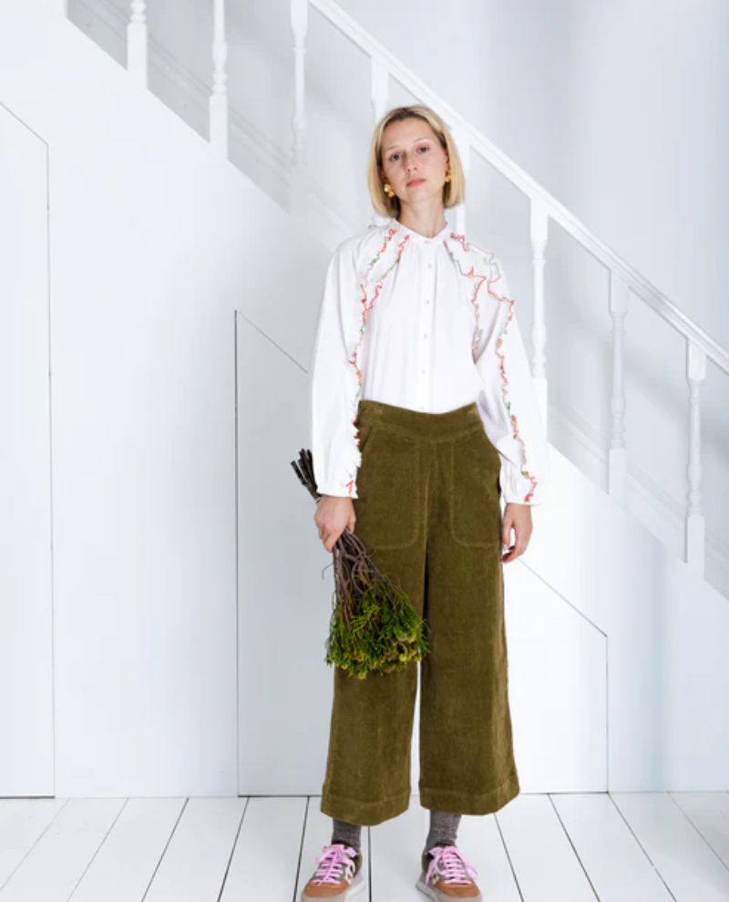 Bonte Alice Ecru Ruffle Shirt