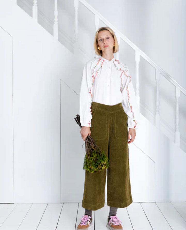 Bonte Alice Ecru Ruffle Shirt