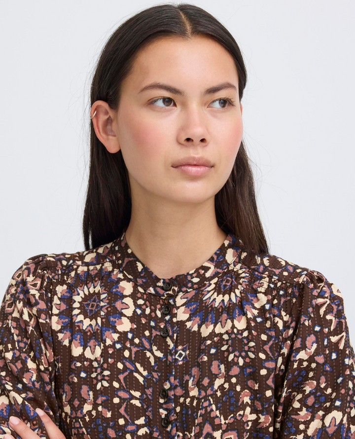 Ichi Craviz Kaleidoscope Shirt Dress
