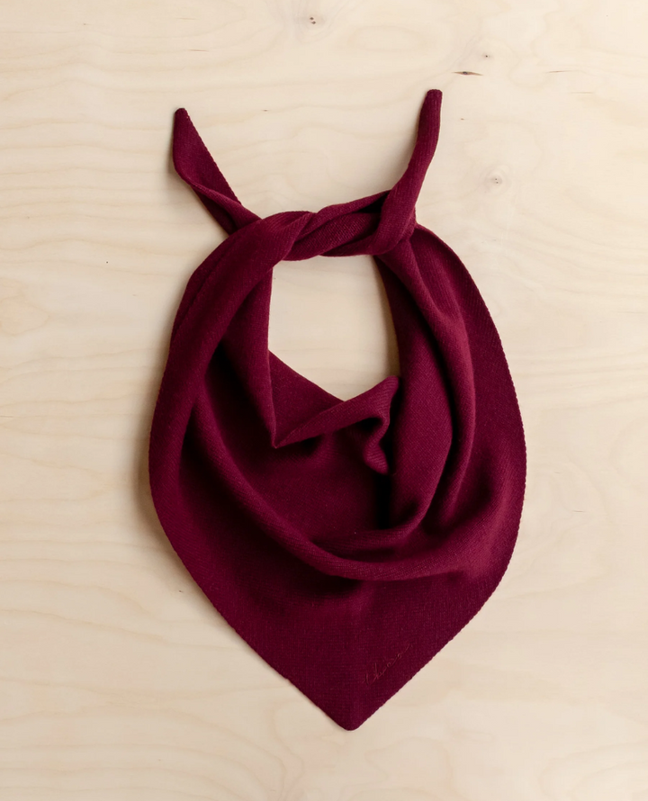 TBco. Triangle Burgundy Scarf